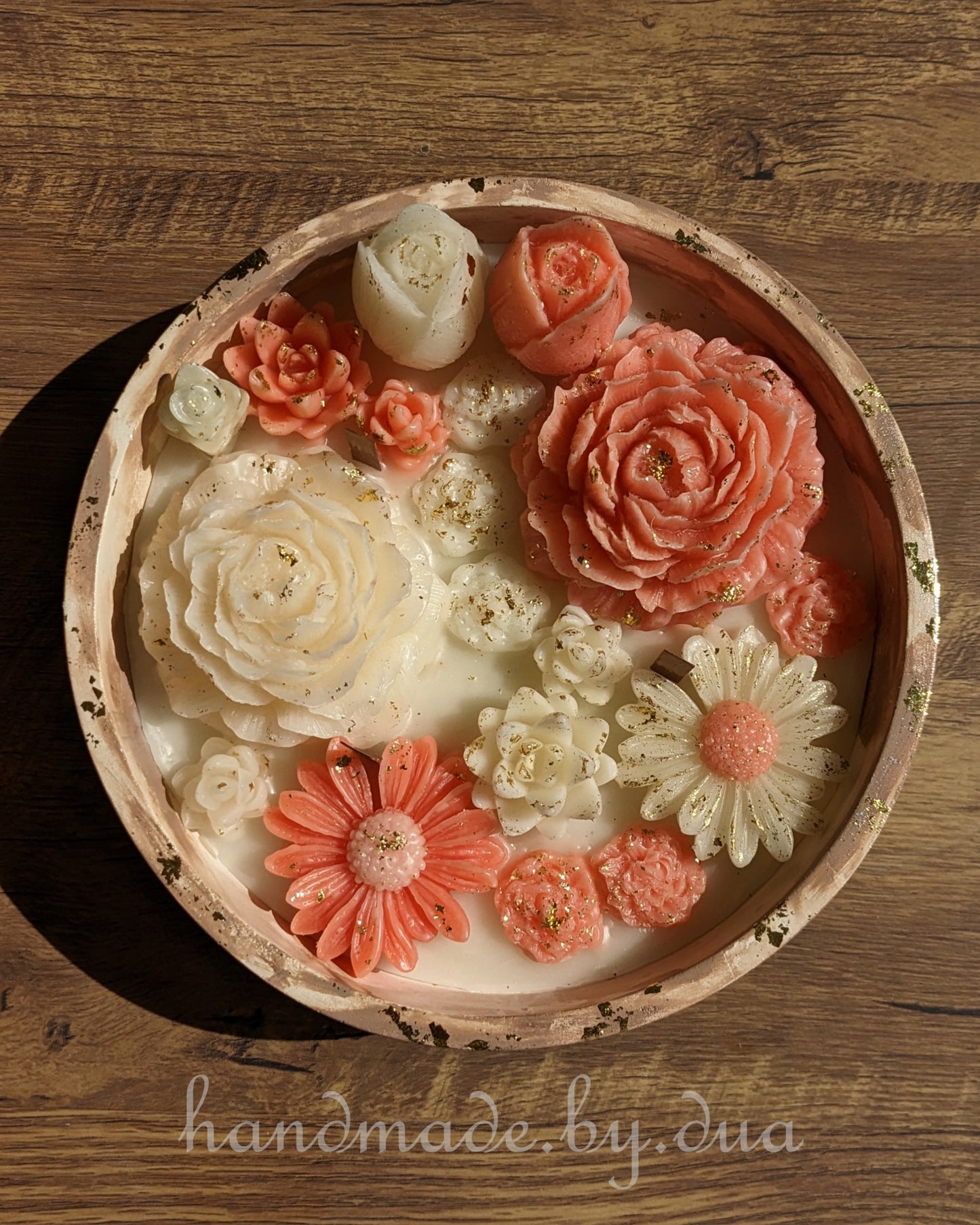 "Blush Floral" Zivo Candle Bowl