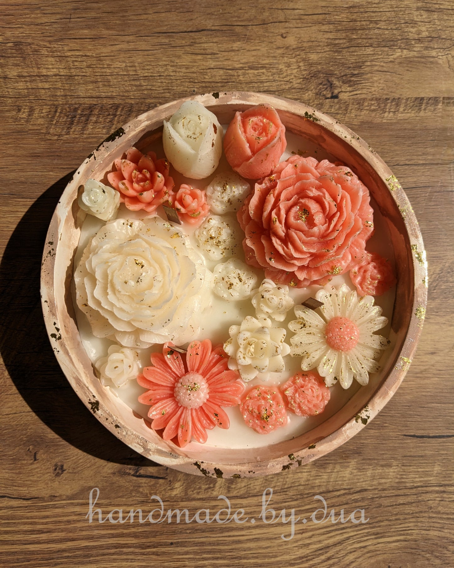 "Blush Floral" Zivo Candle Bowl